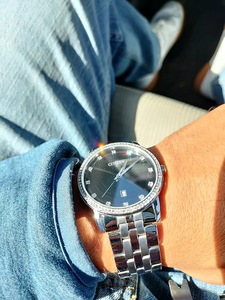 A watch on a wrist